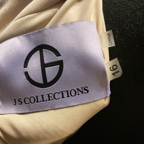 Nordstrom Gold Sequence Short Sleeve Formal Dress - Picture 4 of 5